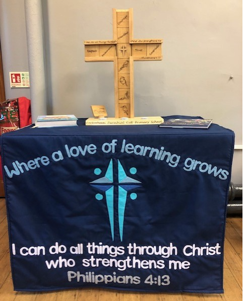New worship table frontal