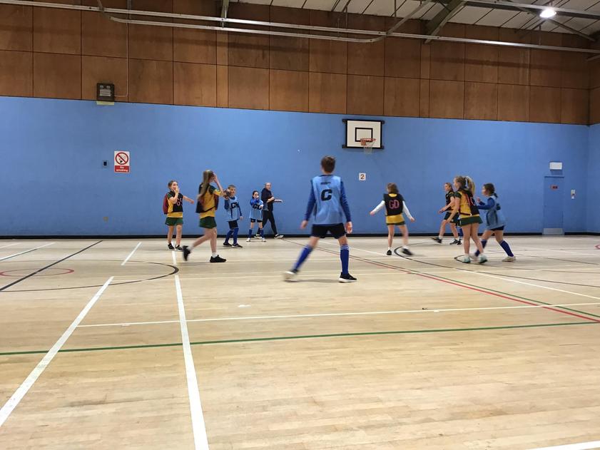 Our first netball competition with the School's League