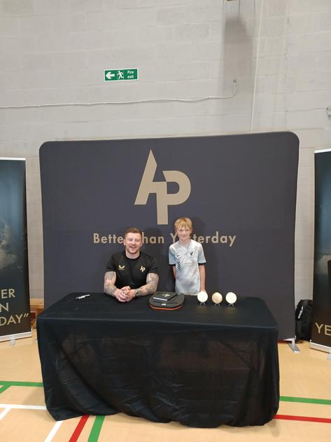 Freddie met the Olympic swimmer Adam Peaty